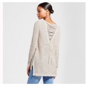 Knox Rose-Open back lace up sweater